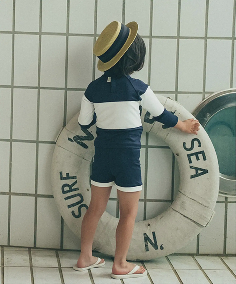 【MARLMARL/マールマール】swimwear gull ocean100cm◆（IENA）