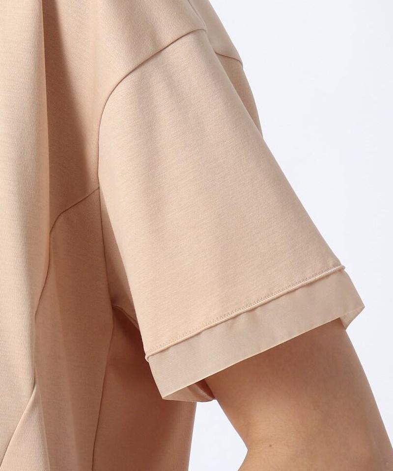 【洗える】異素材切替プルオーバー