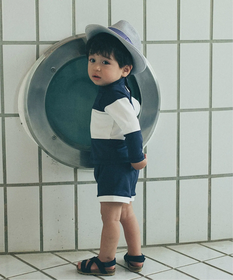 【MARLMARL/マールマール】swimwear gull ocean 80cm◆（IENA）