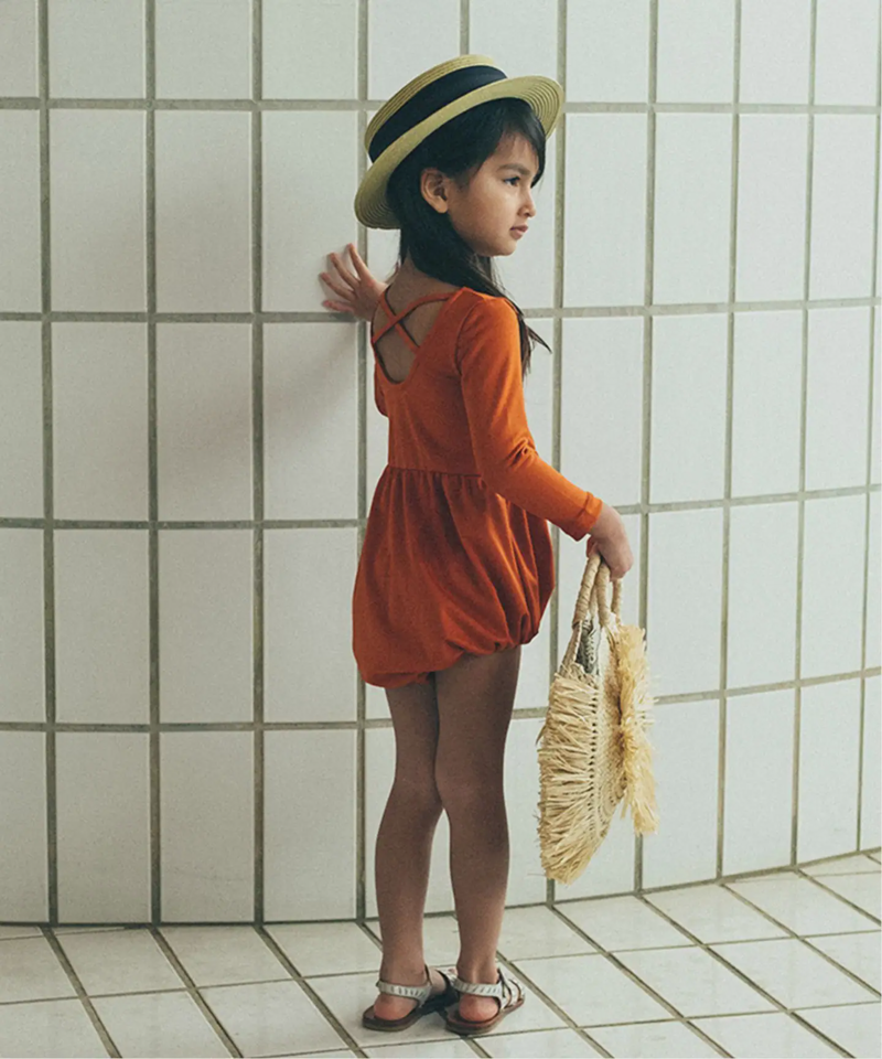 【MARLMARL/マールマール】swimwear reef terracotta 100cm◆（IENA）