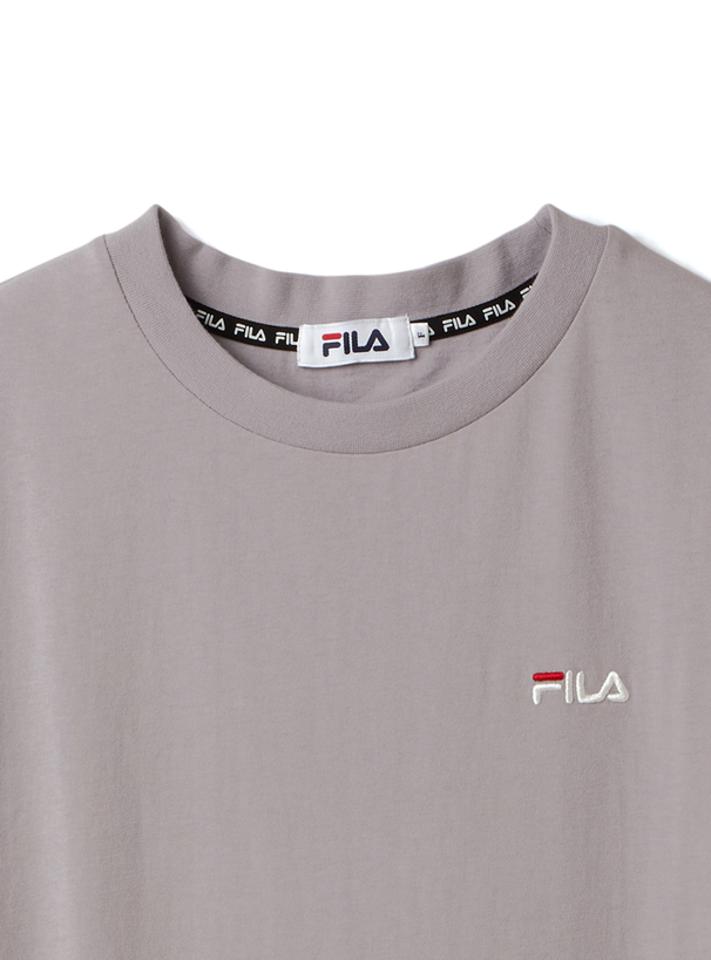 FILA刺繍ロゴロングTシャツワンピース