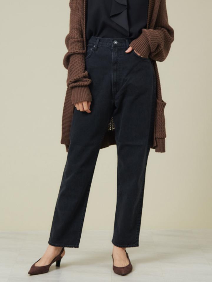 【金子綾×藤原裕×YANUK】High rise straight denim