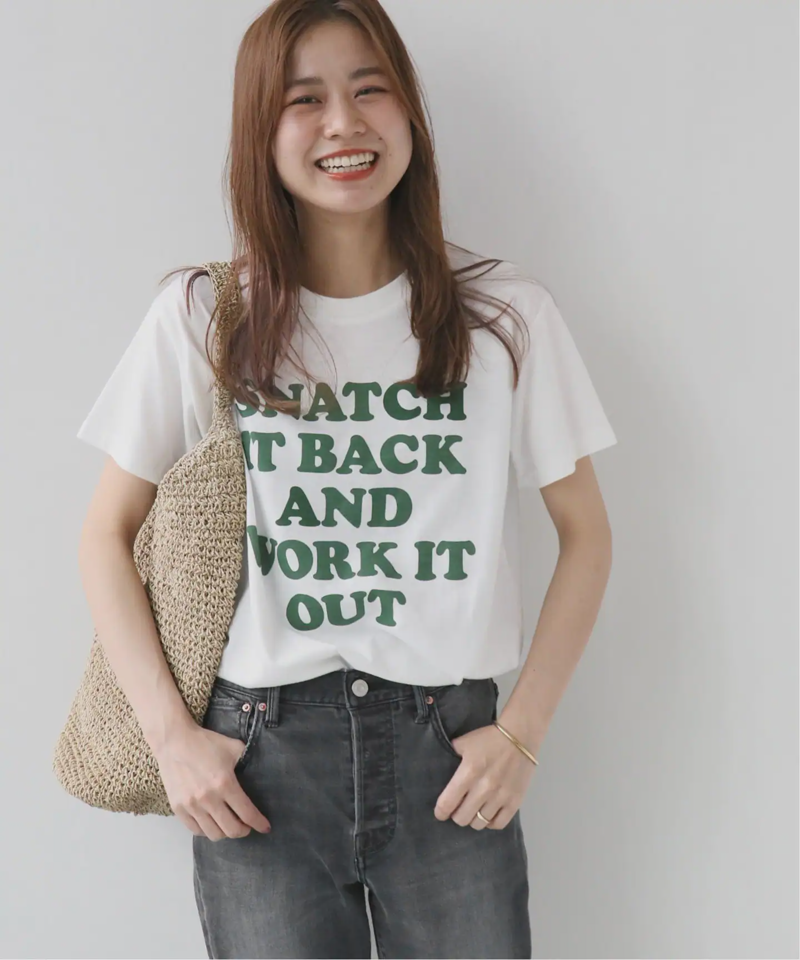 《追加》ロゴプリントクルーネックTEE◆（JOURNAL STANDARD relume）