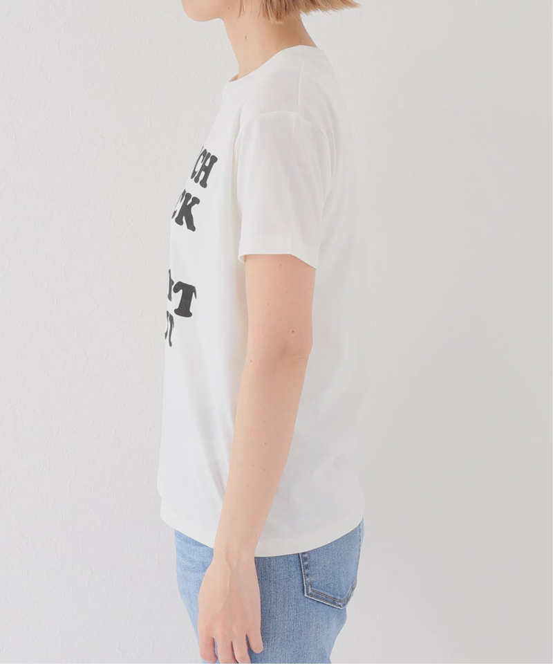 《追加》ロゴプリントクルーネックTEE◆（JOURNAL STANDARD relume）