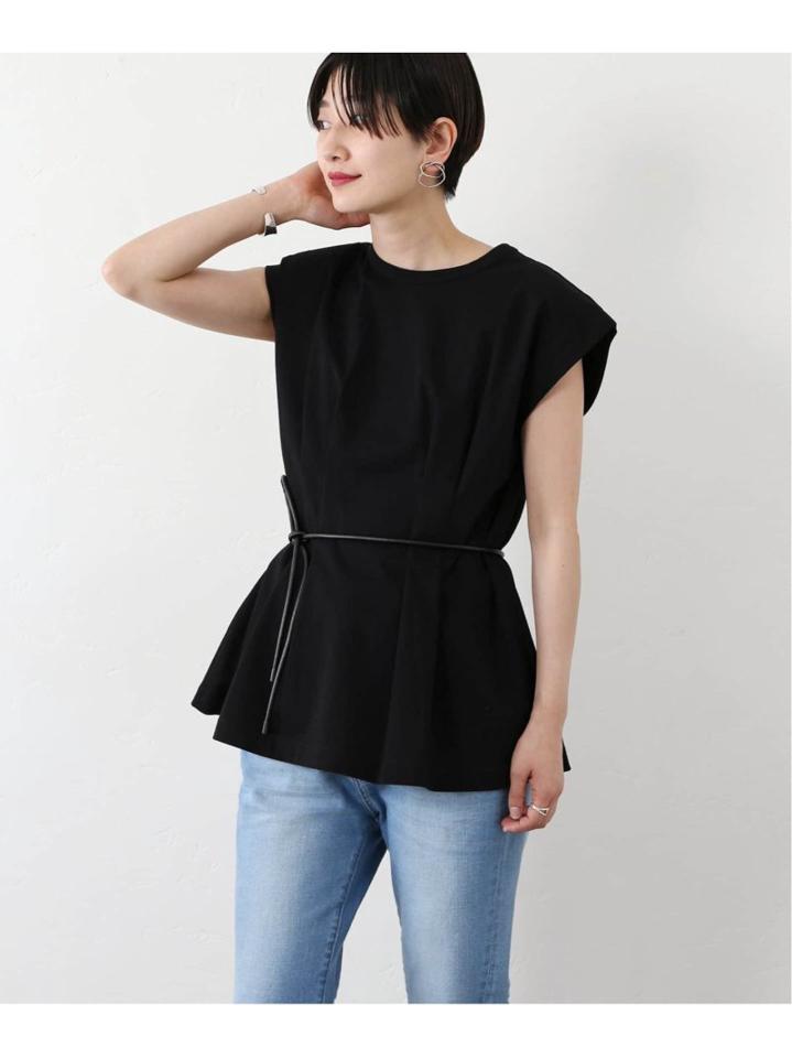 【Ayumi.HxJOURNALSTANDARD】パワーショルダーT◆