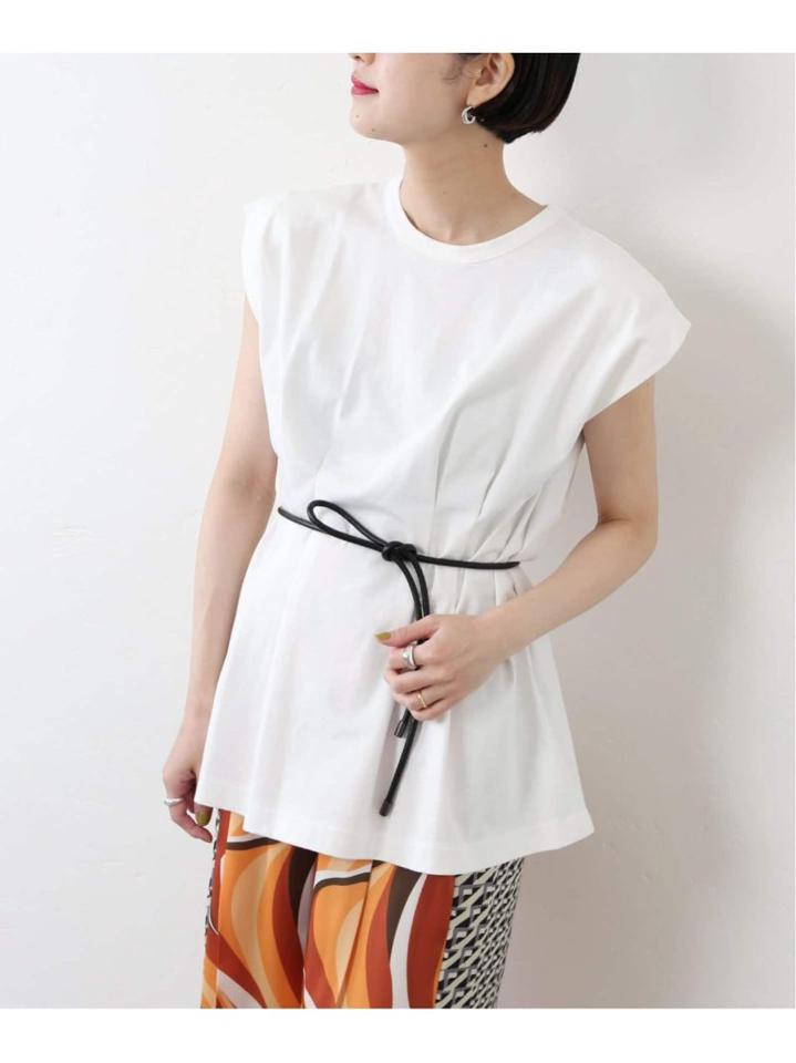 【Ayumi.HxJOURNALSTANDARD】パワーショルダーT◆