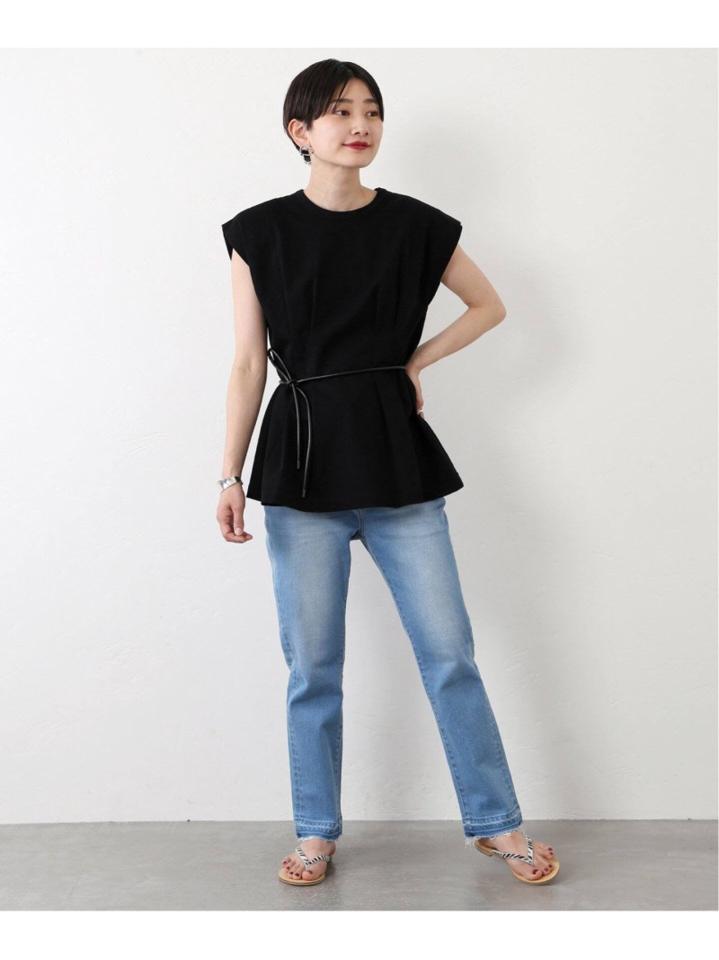 【Ayumi.HxJOURNALSTANDARD】パワーショルダーT◆