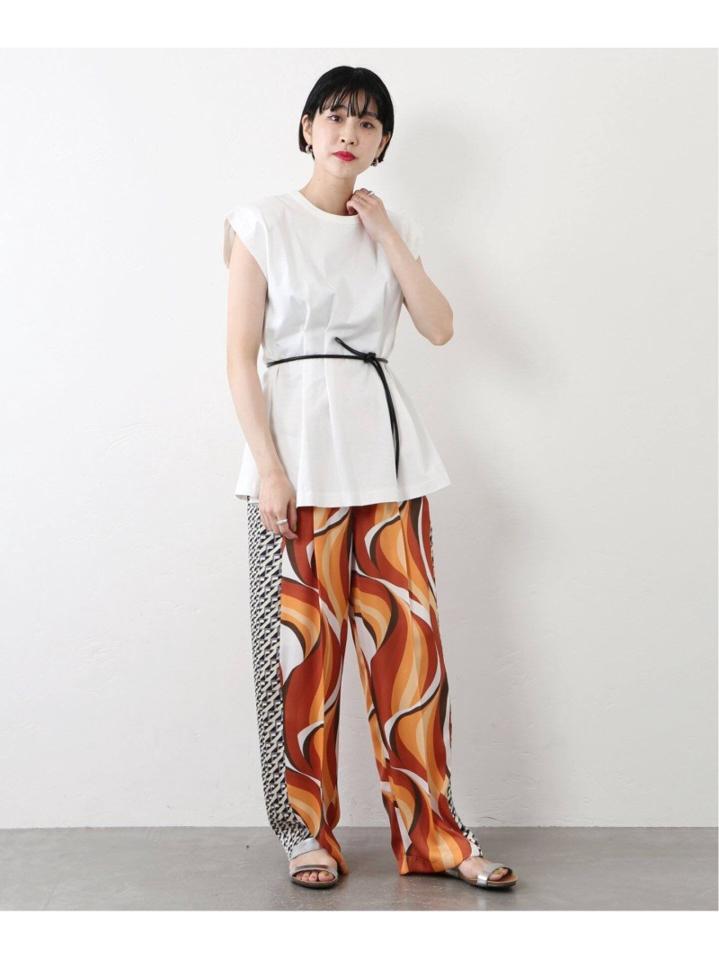 【Ayumi.HxJOURNALSTANDARD】パワーショルダーT◆