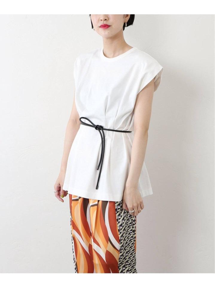 【Ayumi.HxJOURNALSTANDARD】パワーショルダーT◆