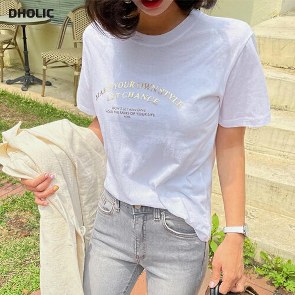 グロッシーレタリングTシャツ・全4色・t62225 レディース 【tops】 トップス Tシャツ 半袖 レタリング ロゴ グロッシー カジュアル ロゴトップス ラフ 春 夏 韓国 ファッション