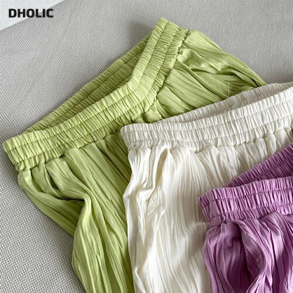 リンクルワイドストレートパンツ・全5色・t62249 レディース 【pt】 パンツ ズボン ロングパンツ 長ズボン ワイド ストレート リンクル ウエストゴム 上品 フェミニン 春 夏 秋 韓国 ファッション