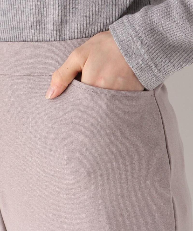 【Lサイズ】ツイルストレッチワイドパンツ