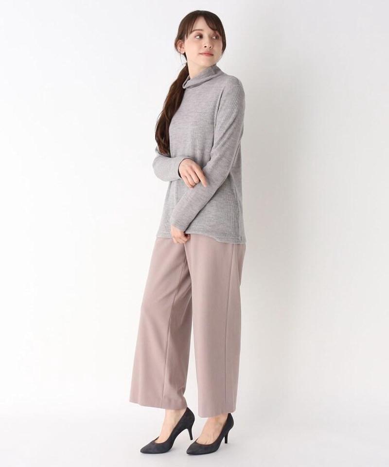 【Lサイズ】ツイルストレッチワイドパンツ