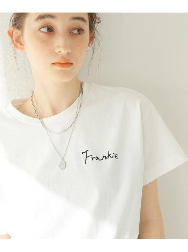 ポイントエンブロイダリーTシャツ