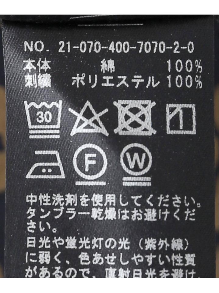 ポイントエンブロイダリーTシャツ