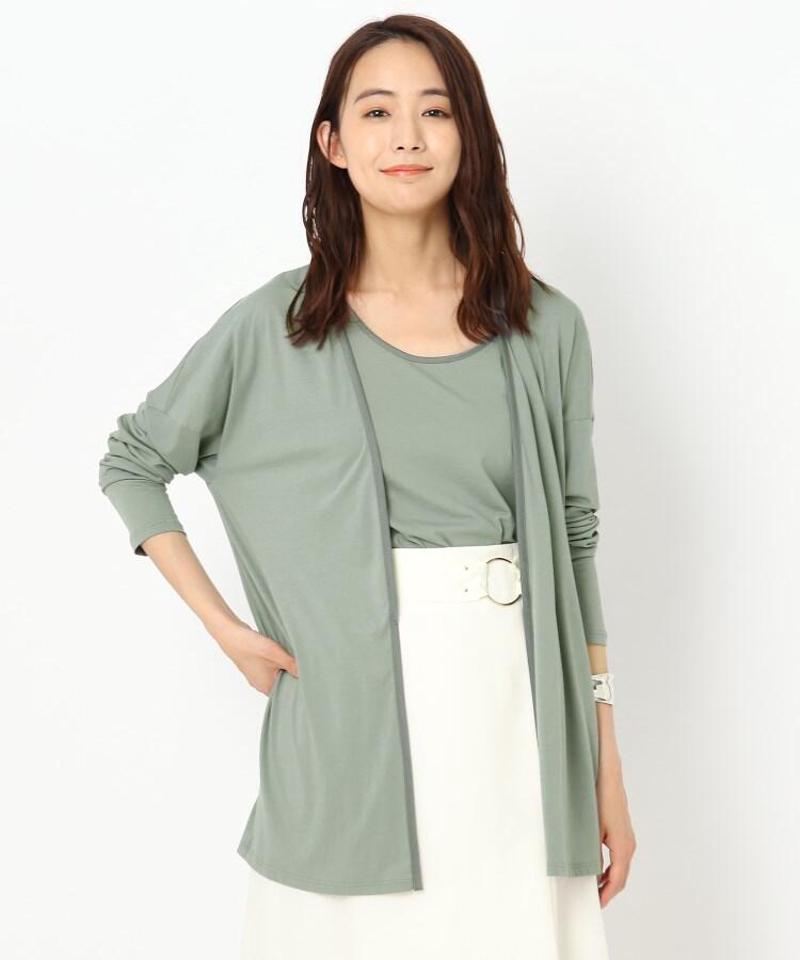 パイピングカーディガン