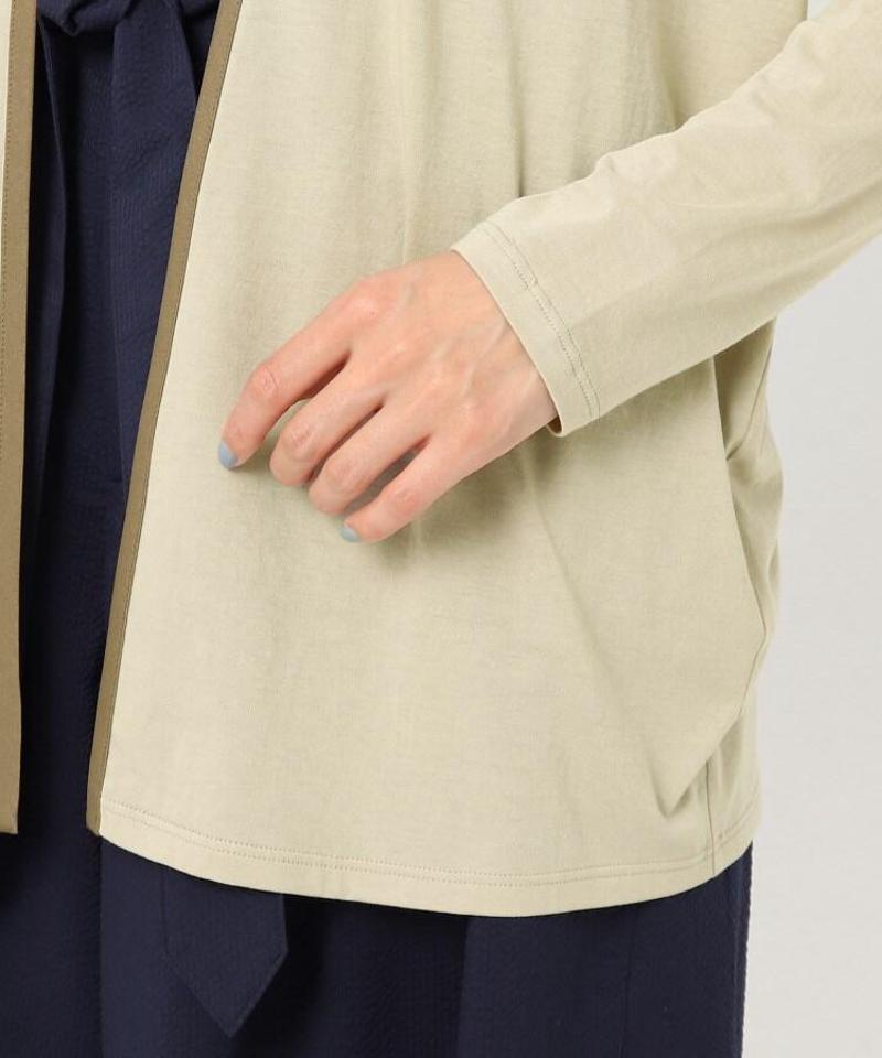 パイピングカーディガン