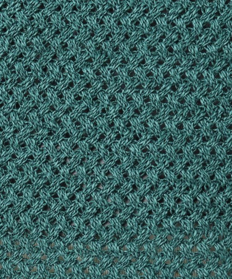 ペーパーリネン混ノースリーブニット