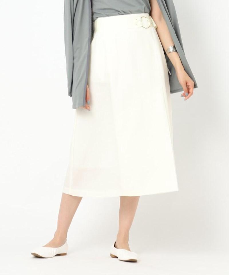 スラブ ラップ風フレアスカート