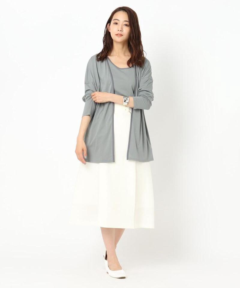 スラブ ラップ風フレアスカート