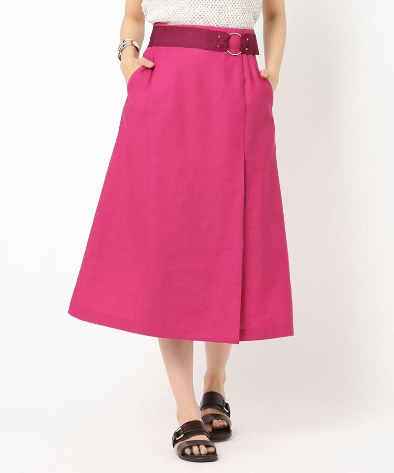 スラブ ラップ風フレアスカート