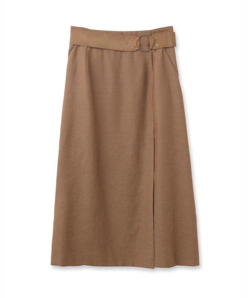 スラブ ラップ風フレアスカート