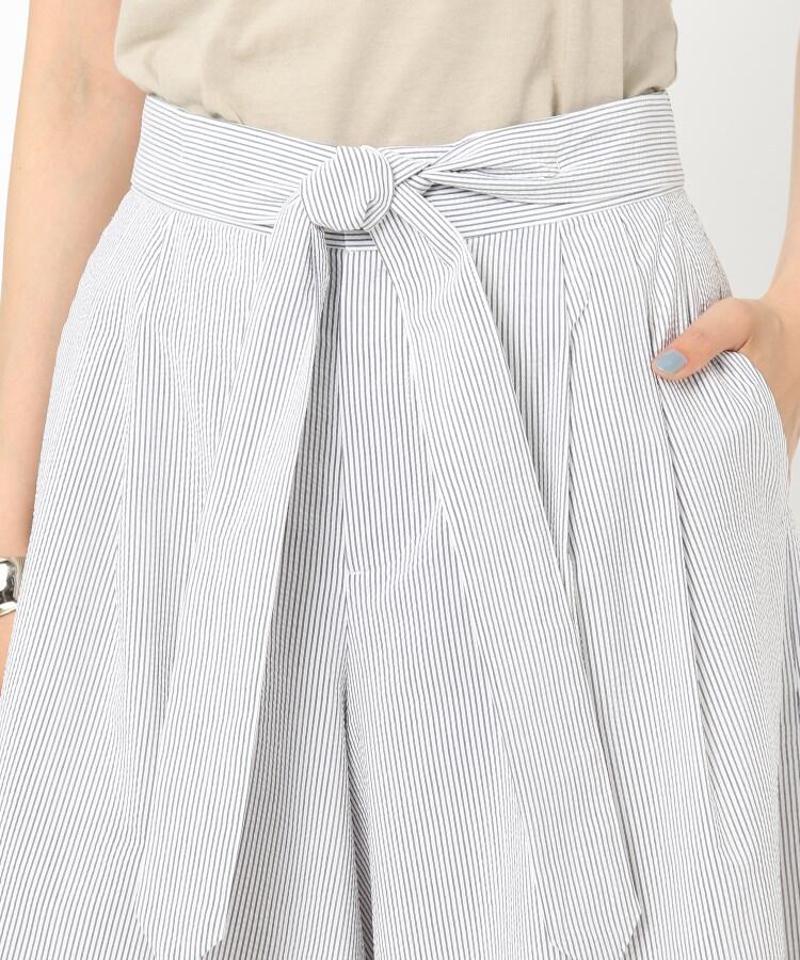 シアサッカーワイドショーツ