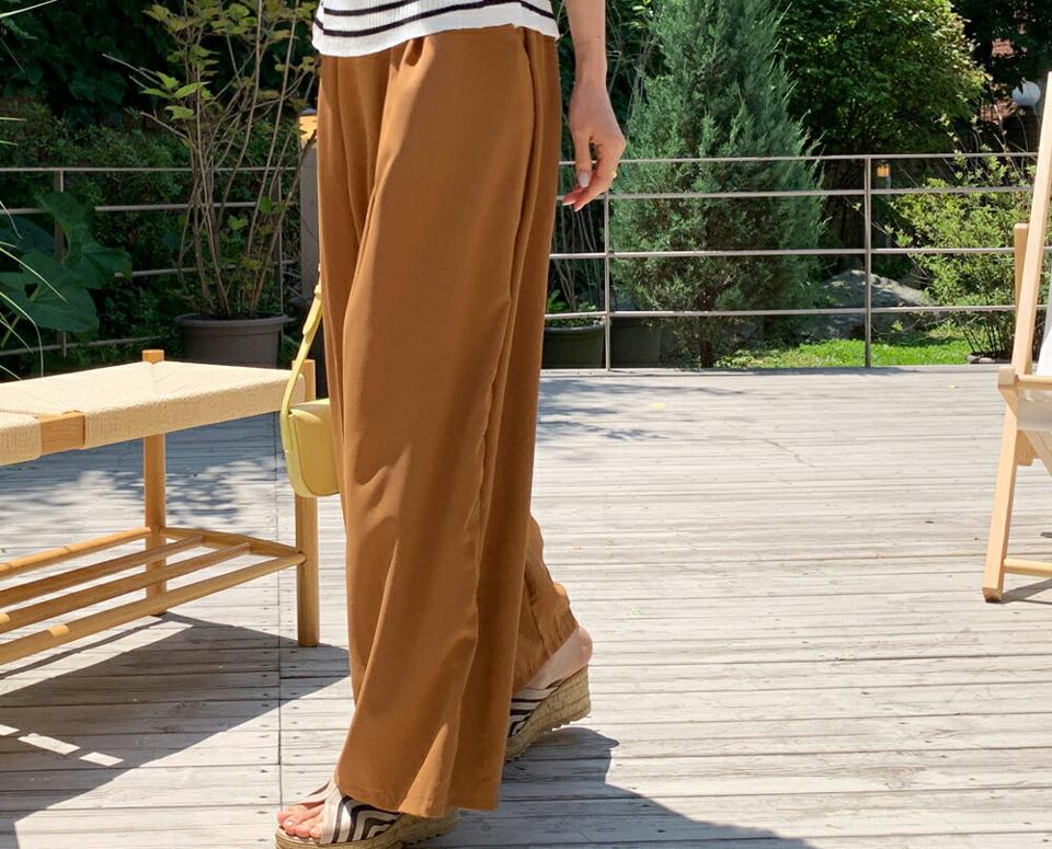 バックルボタンラップパンツ・全5色・t65348 レディース 【pt】 パンツ ズボン ロングパンツ ラップデザイン ラップパンツ 単色 無地 シンプル 大人 カジュアル 春 夏 韓国 ファッション