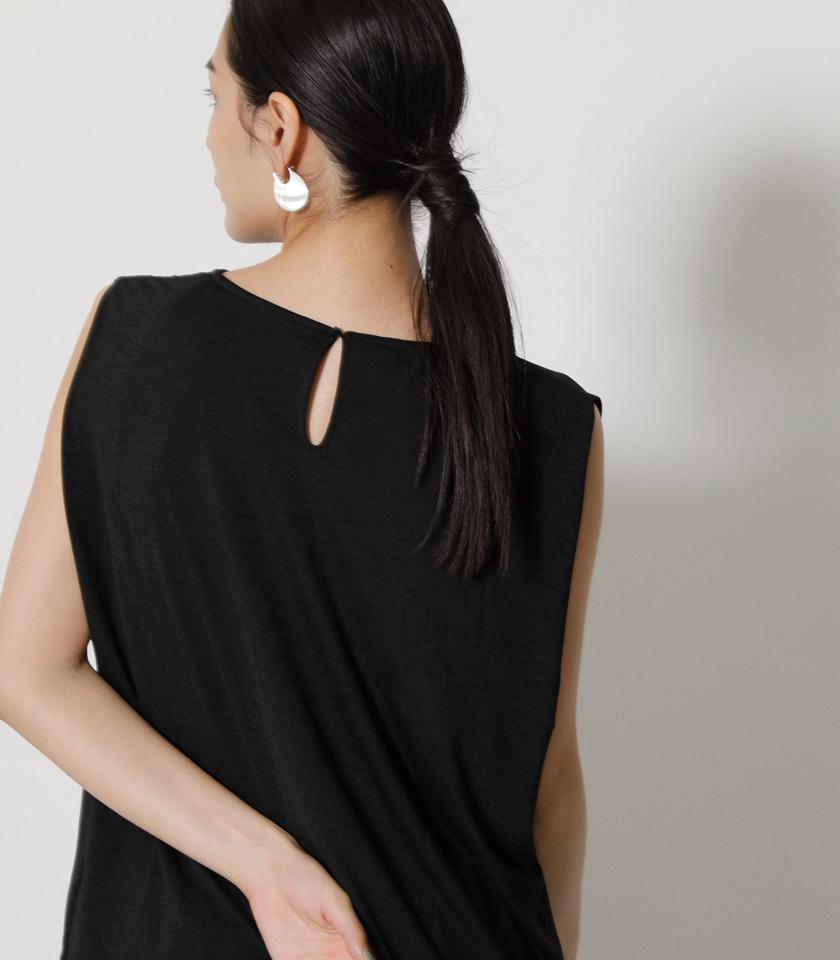 GLOSSY COOL BACK TUCK TANK/グロッシークールバックタックタンク