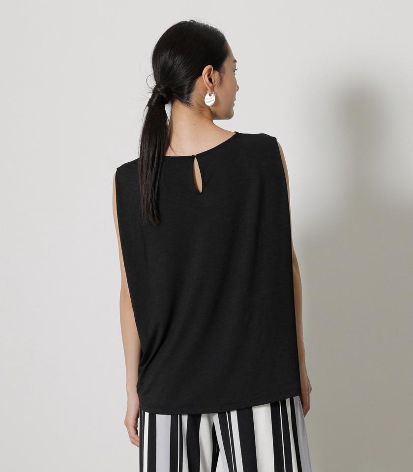 GLOSSY COOL BACK TUCK TANK/グロッシークールバックタックタンク