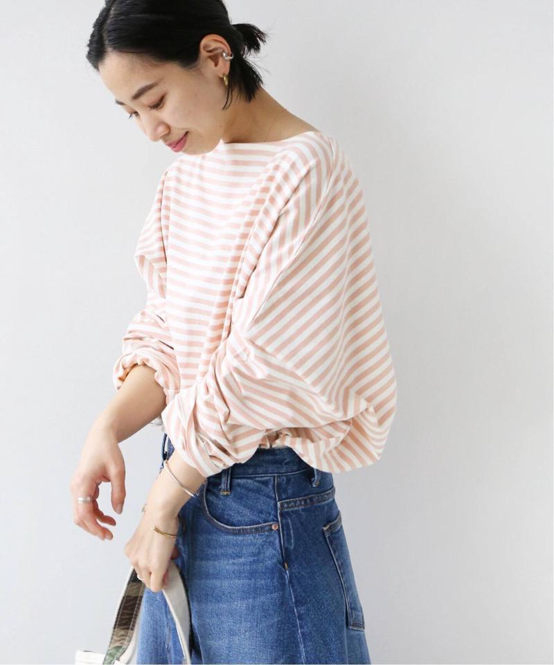 【WIFFLE/ウィッフル】*RELUME BIG BORDER TEE：別注ボーダーTシャツ◆（JOURNAL STANDARD relume）