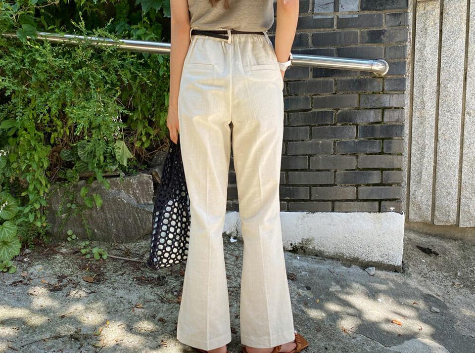 フレアスリットパンツ・全3色・t62335 レディース 【pt】 パンツ ズボン ロングパンツ スリット フレア 単色 無地 シンプル 大人 カジュアル ラフ 春 夏 韓国 ファッション