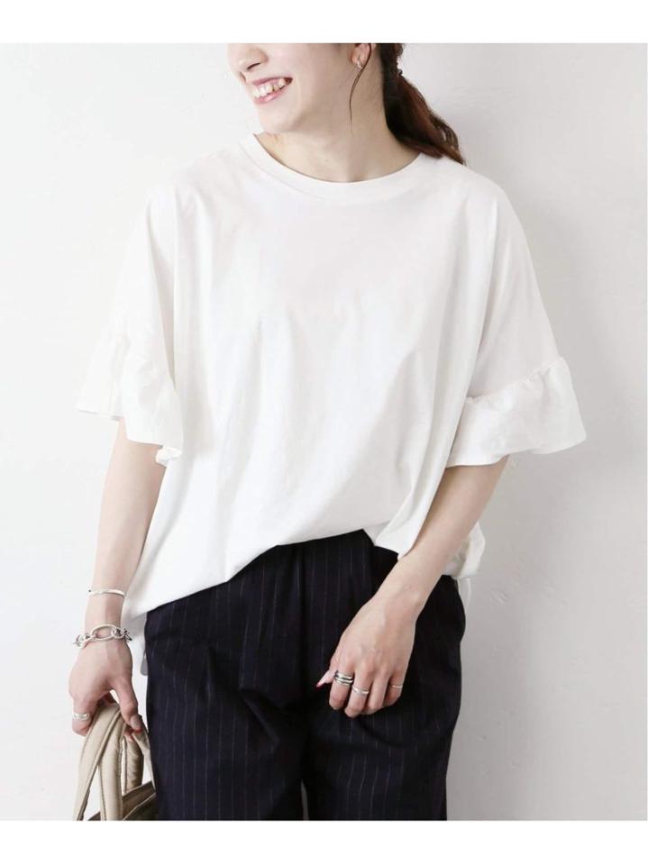 <<追加>>ギャザースリーブポンチョTee◆2