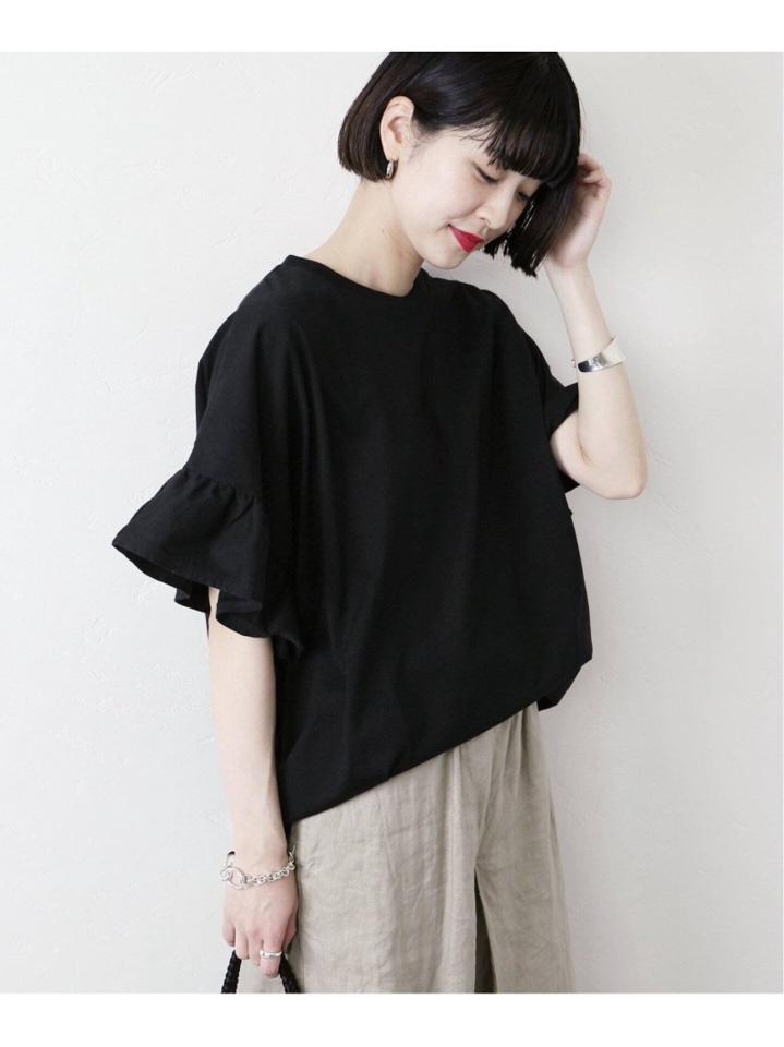 <<追加>>ギャザースリーブポンチョTee◆2