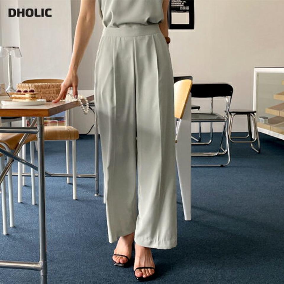 サイドジップスラックス・全3色・t65540 レディース 【pt】 スラックス パンツ ズボン ロングパンツ 単色 無地 シンプル カジュアル 春 夏 韓国 ファッション