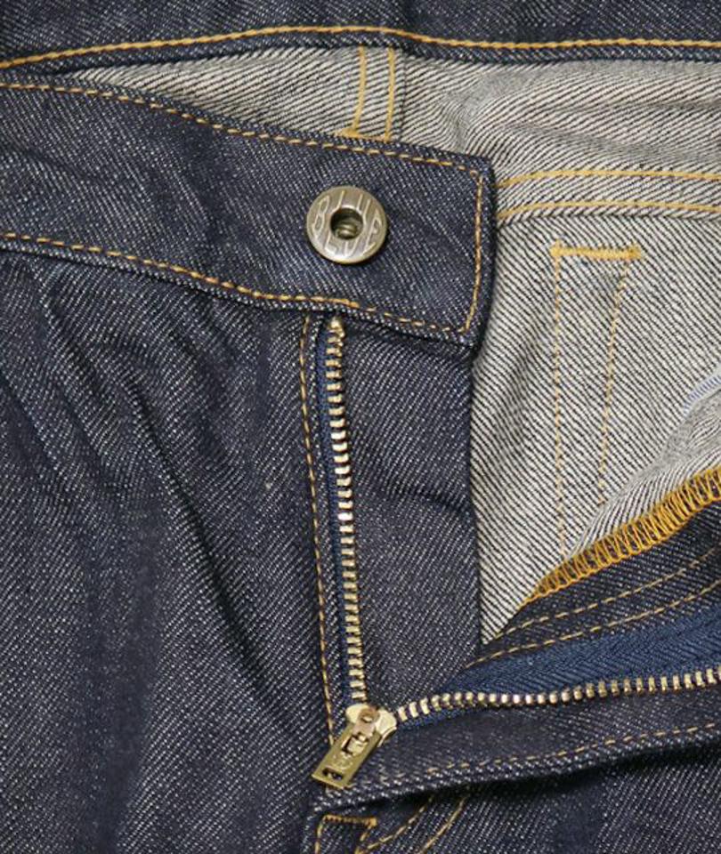スリムテーパード / 12.5oz アフリカンコットン ブラウンミックスド