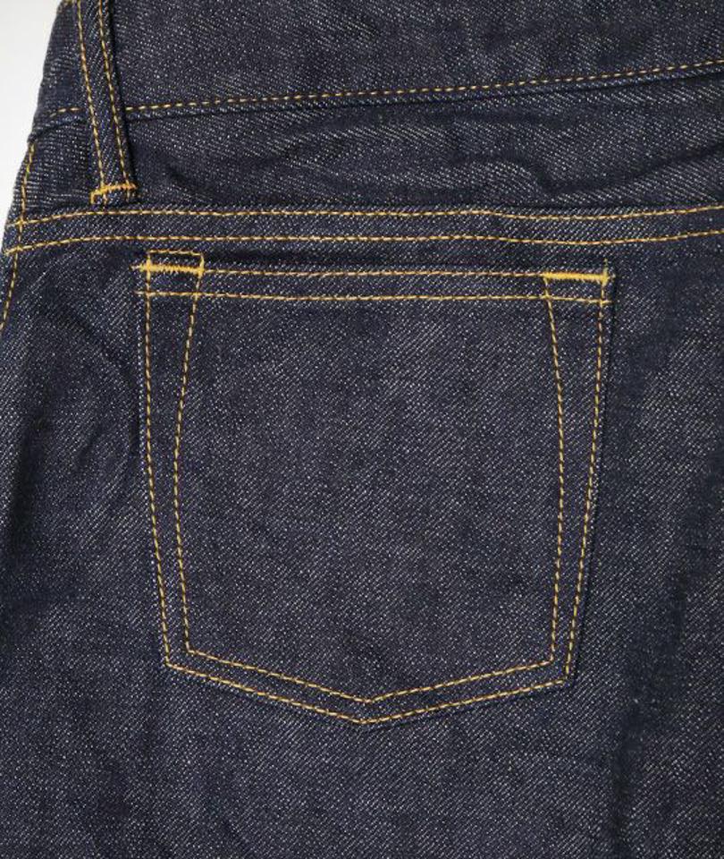 スリムテーパード / 12.5oz アフリカンコットン ブラウンミックスド