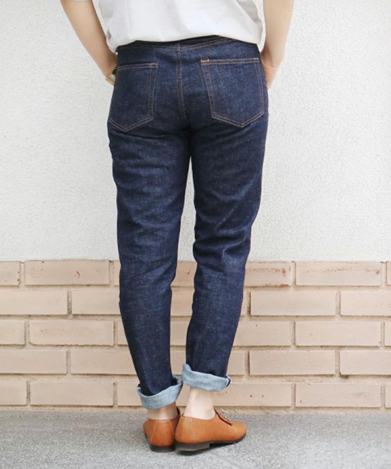 ボーイフレンドジーンズ 13.5oz コートジボワールコットンセルヴィッチ