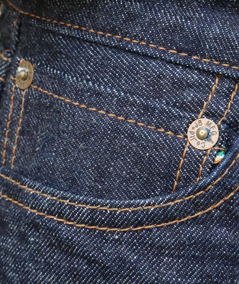 ボーイフレンドジーンズ 13.5oz コートジボワールコットンセルヴィッチ