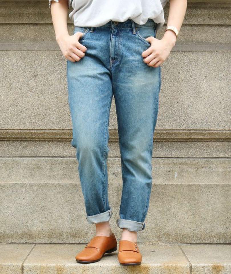 ボーイフレンドジーンズ / 13.5oz コートジボワール綿セルヴィッチ