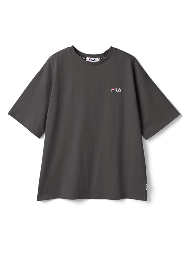 FILA刺繍クルーネックビッグTシャツ