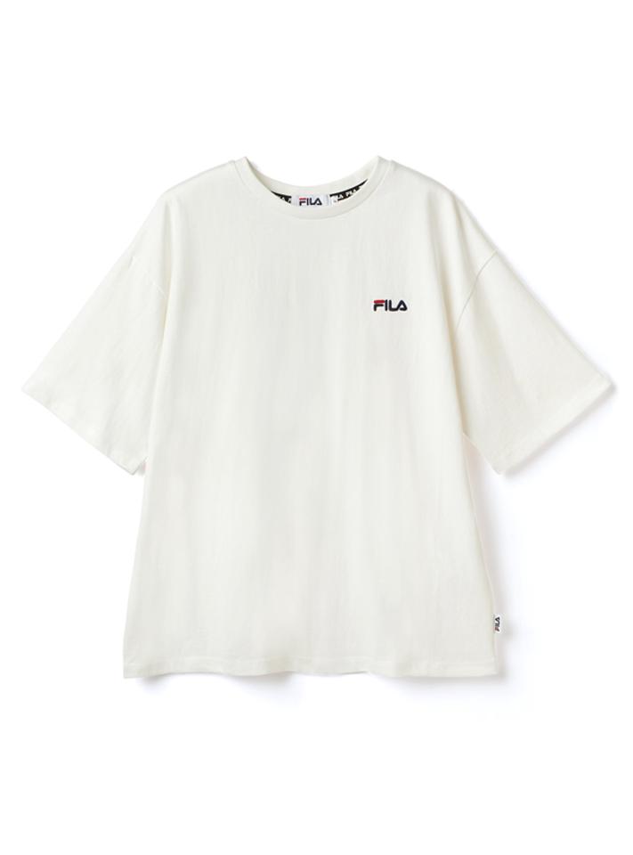 FILA刺繍クルーネックビッグTシャツ