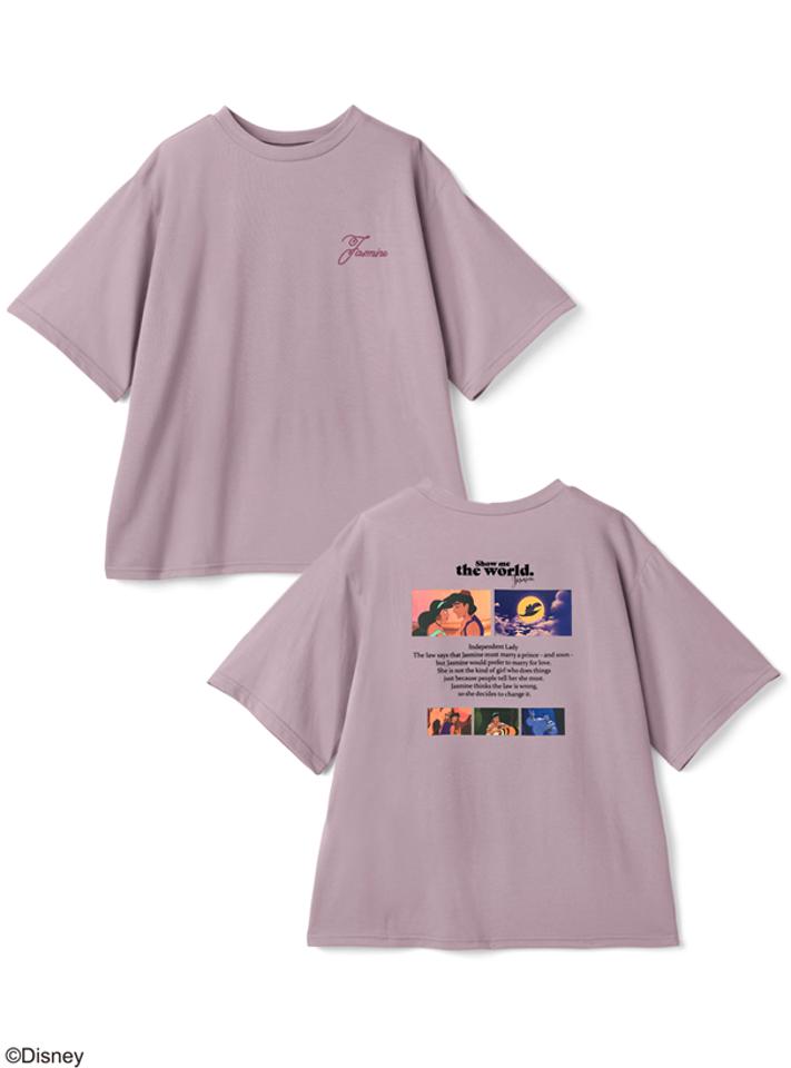 GRL／ディズニープリンセスシリーズ　ジャスミン／プリントTシャツ