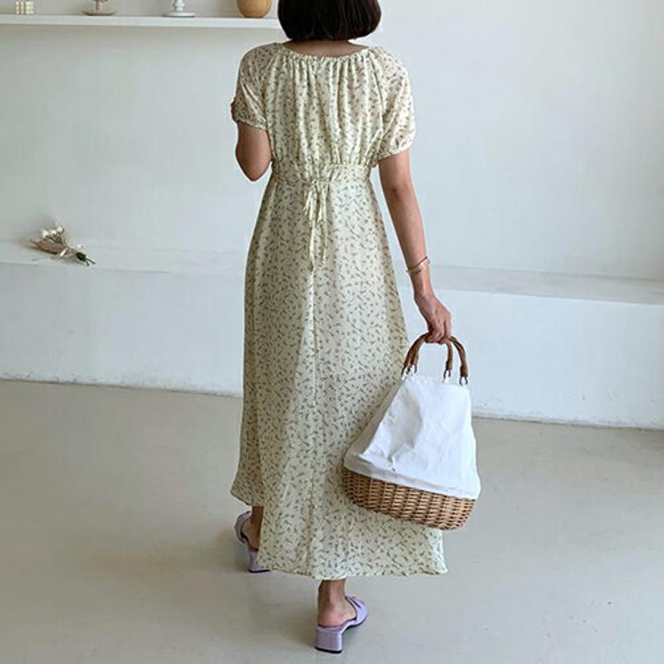 2WAY花柄ロングワンピース・全3色・t64120 レディース 【ops】 ワンピース ロング 半袖 ハーフスリーブ 花柄 小花柄 フェミニン オフショルダー 可愛い かわいい 春 夏 韓国 ファッション