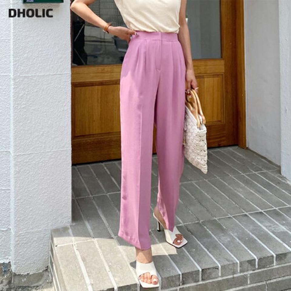 ツータックスラックス・全3色・t57667 レディース 【pt】 パンツ ズボン ロングパンツ スラックス タック 単色 無地 シンプル ベーシック 大人 オフィスカジュアル 春 夏 韓国 ファッション