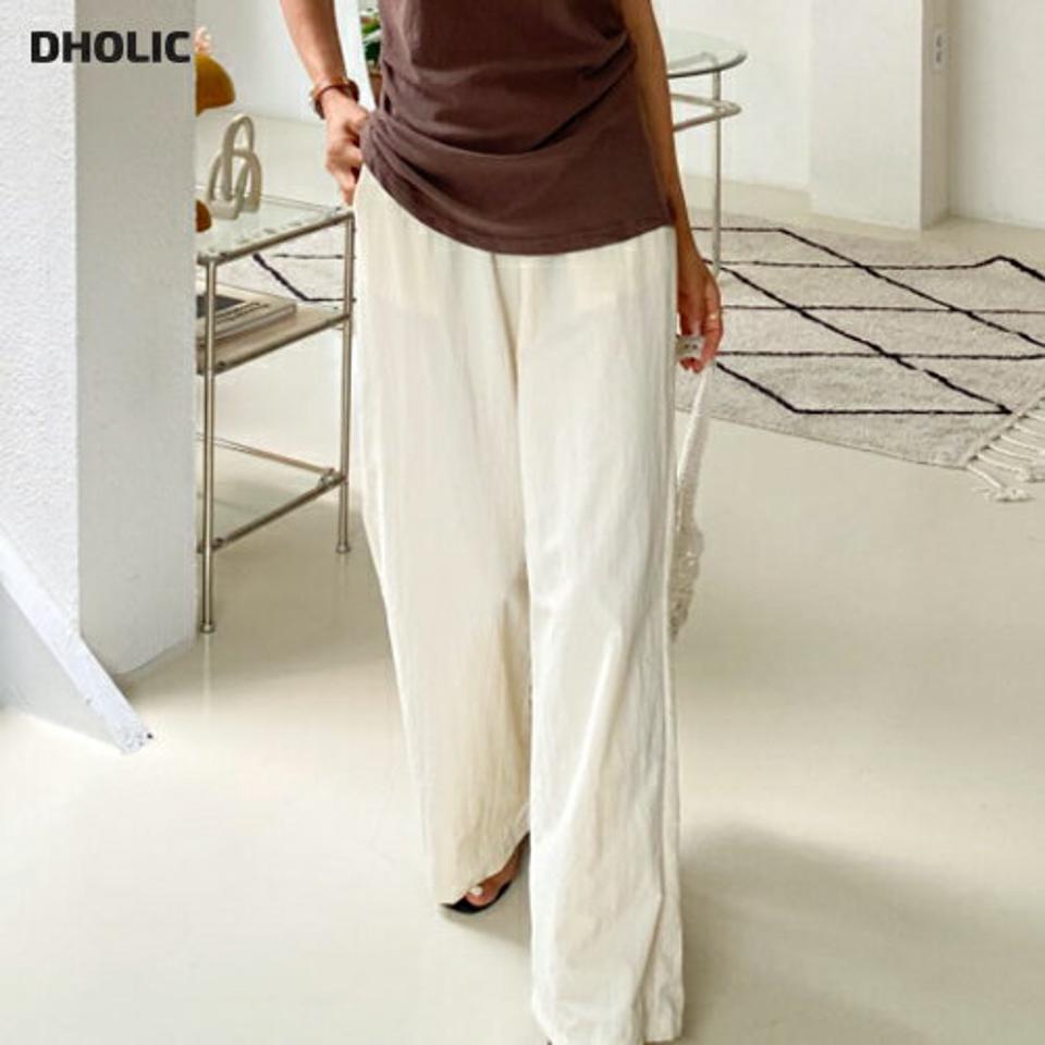 ドロストワイドパンツ・全4色・t57655 レディース 【pt】 パンツ ズボン ロングパンツ ワイド ドロスト 単色 無地 シンプル カジュアル ナイロン ラフ ウエストゴム 春 夏 韓国 ファッション