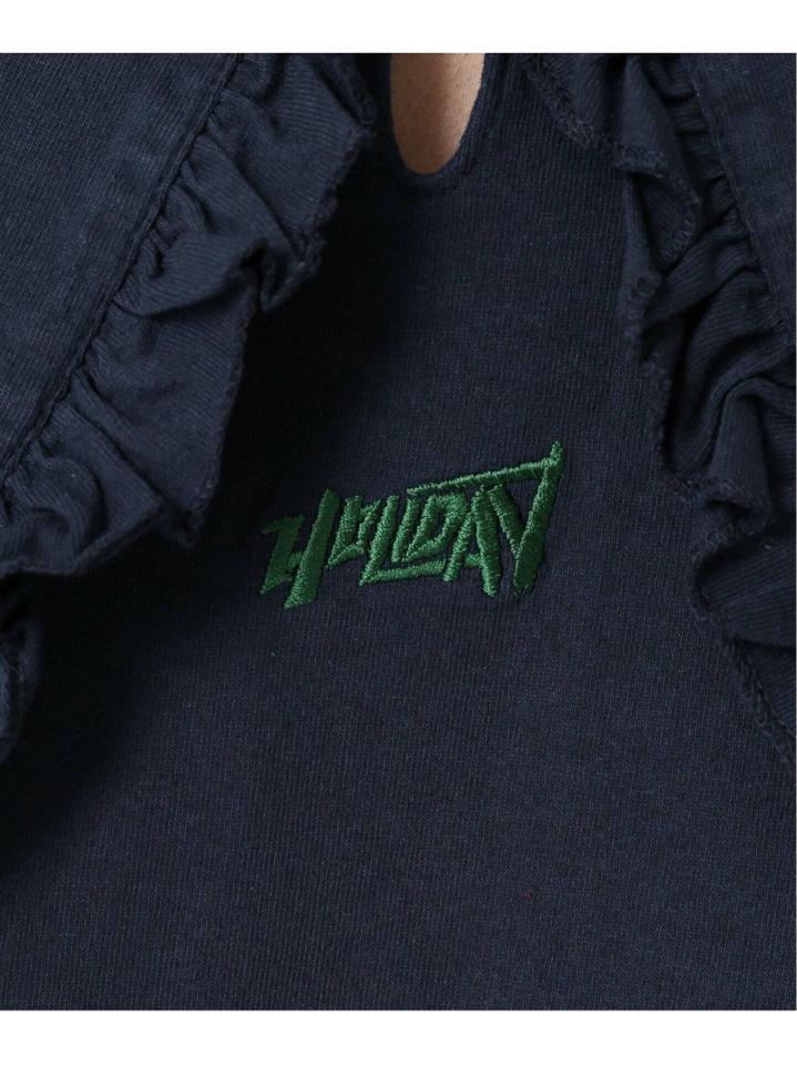 <<予約>>【HOLIDAY】SUPER FINE DRY PURITAN COLLAR ロングスリーブトップス◆
