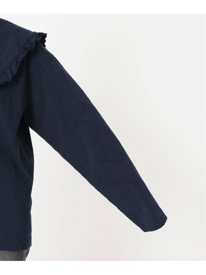 <<予約>>【HOLIDAY】SUPER FINE DRY PURITAN COLLAR ロングスリーブトップス◆