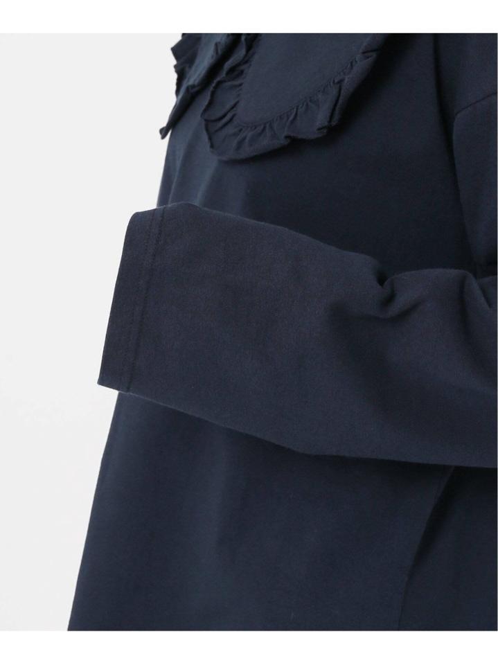 <<予約>>【HOLIDAY】SUPER FINE DRY PURITAN COLLAR ロングスリーブトップス◆