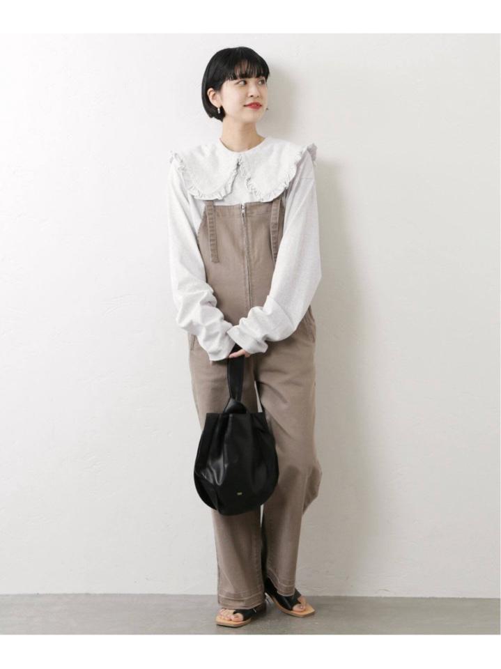 <<予約>>【HOLIDAY】SUPER FINE DRY PURITAN COLLAR ロングスリーブトップス◆